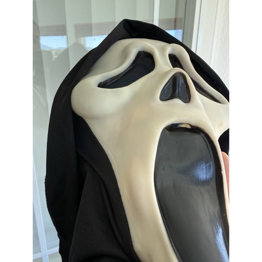 Vintage Ghost Face Gen 1 Scream Mask Fun World Div Glow Dark Complete Custom 90s - Picture 10 of 15